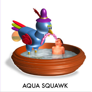 pool that makes water balloons